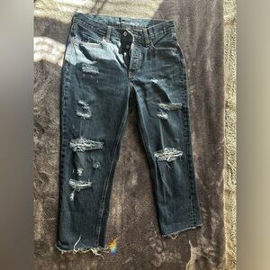 old navy slouchy straight high rise